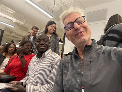 Guests gathered at the opening reception of Visual Voices: Art of the Spectrum in March 2026.